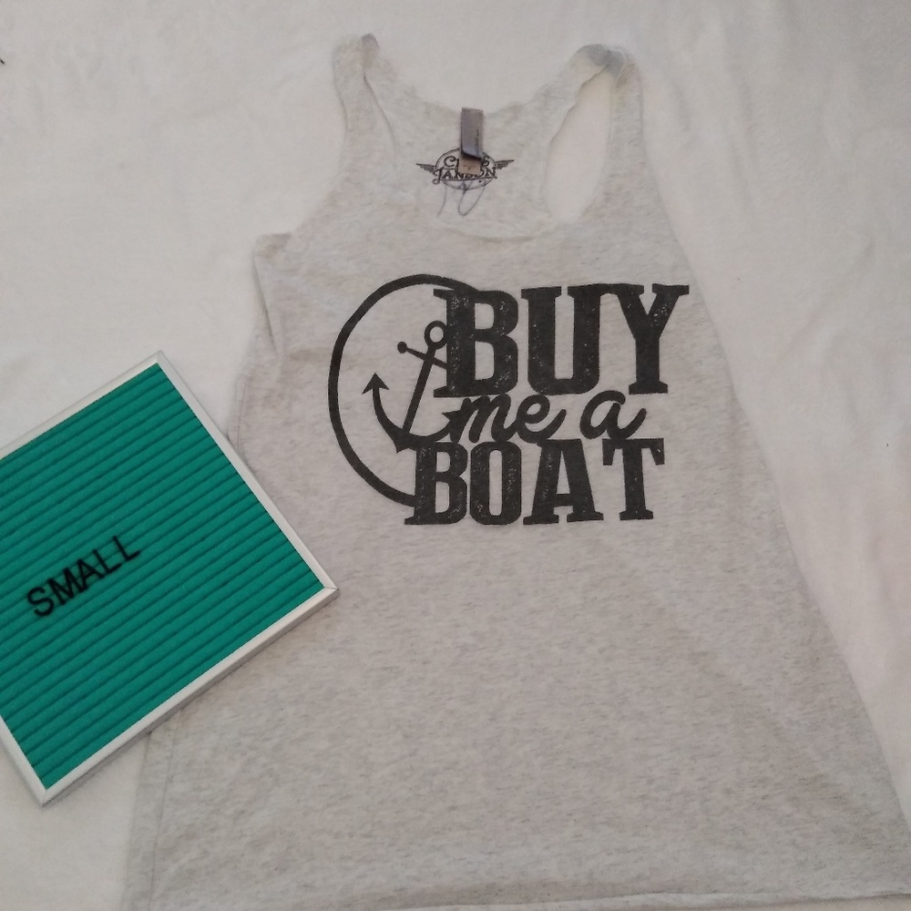 Autographed Chris Janson. Buy me a boat tank. Smal